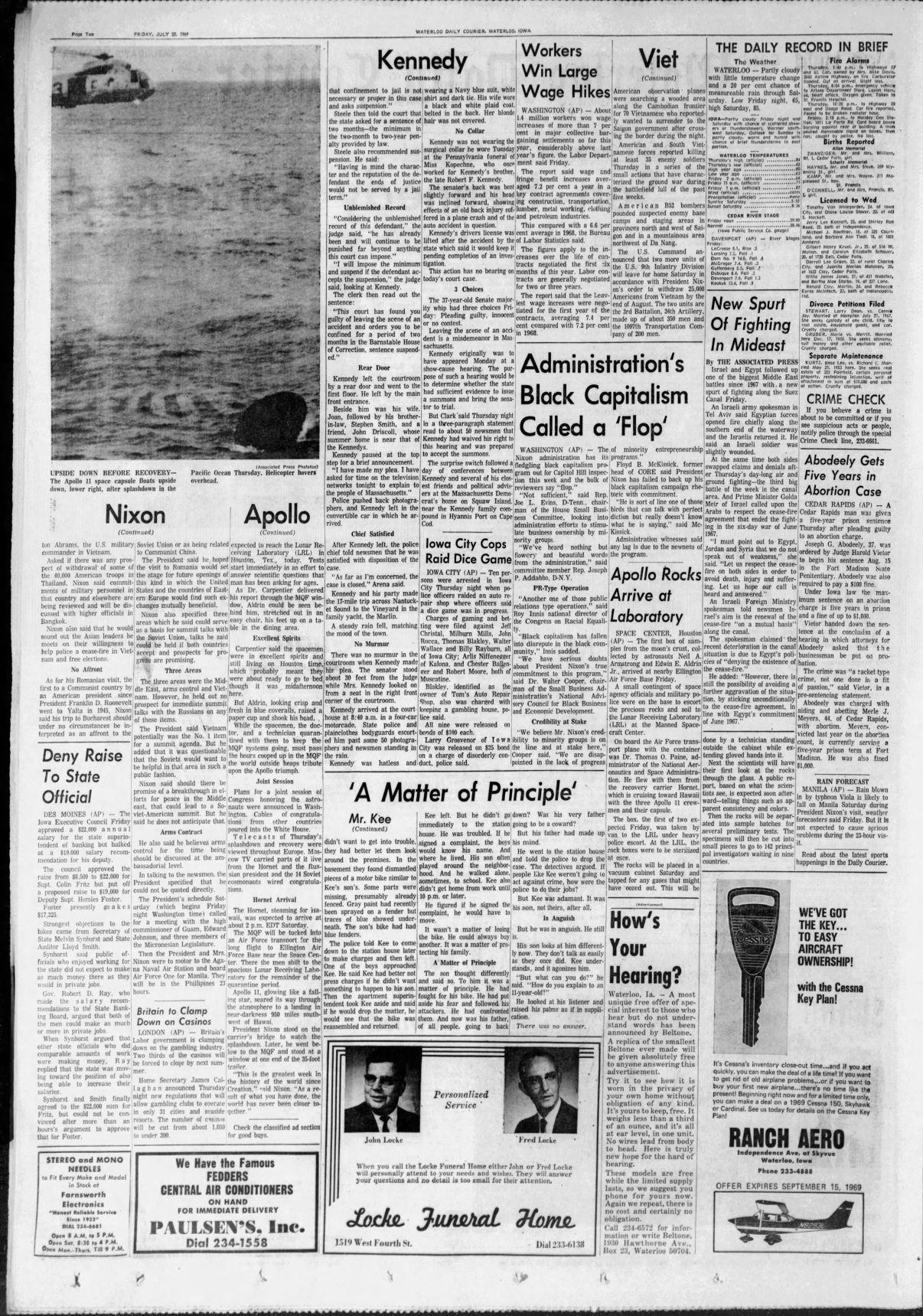 The_Courier_Fri__Jul_25__1969_ (1) Apollo landing jump